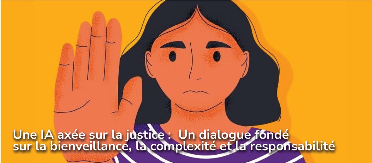 Justice-Centred AI blog banner - FR